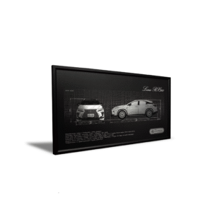 Memory-Preserving Automotive Art  Front & Side View Edition