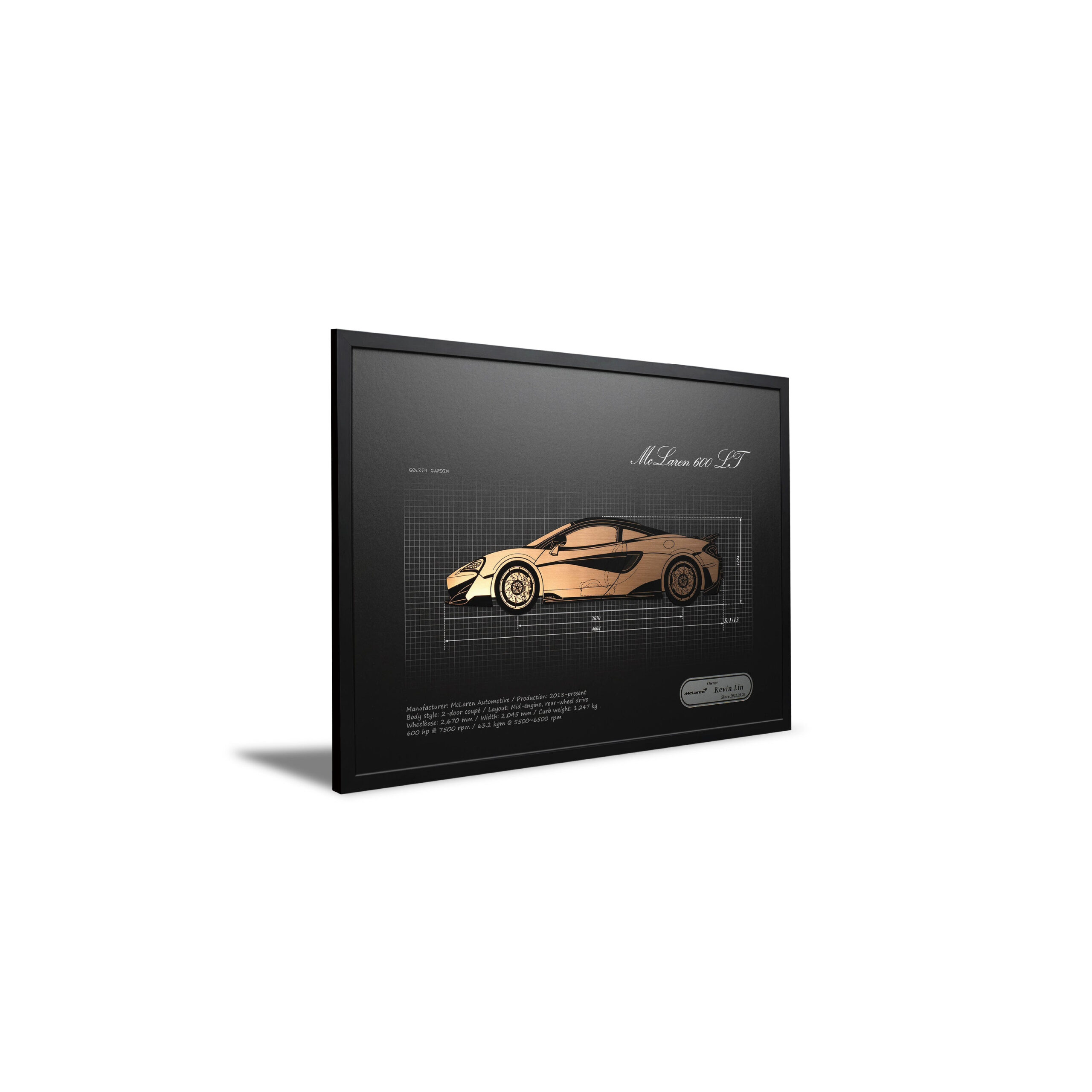 Memory-Preserving Automotive Art Side View Edition