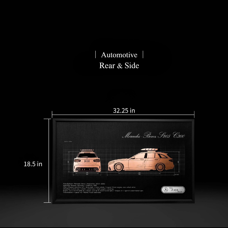 Automotive Art — Side & Rear