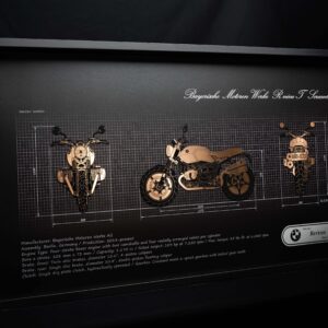 Memory-Preserving Motorcycle Art  Front & Side & Rear View Edition