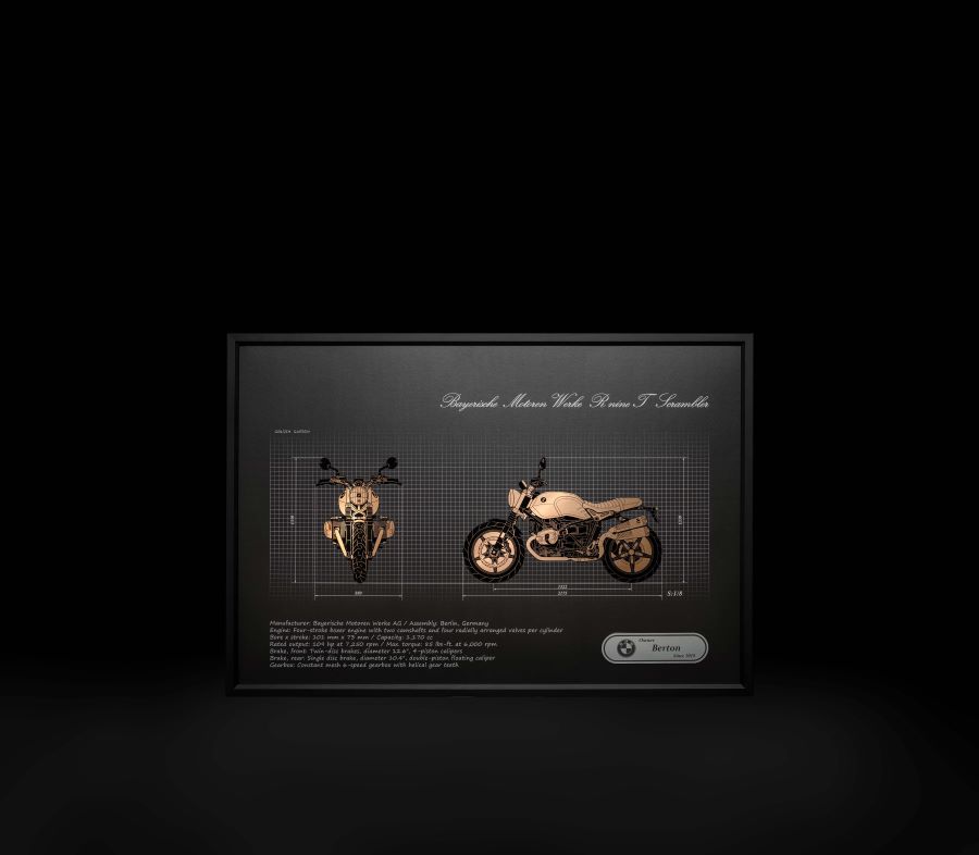 Custom automotive artwork